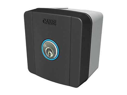 Купить ключ-выключатель накладной CAME SELC1FDG с синей подсветкой с доставкой и установкой в Красном Сулине