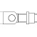 Комплектующие для распашных ворот Петля CAME H 18 регулируемая с гайкой, 42-68 мм, М18, приваривание в Красном Сулине