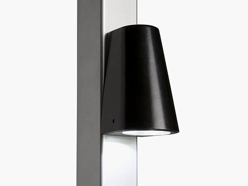 Заказать Элегантное LED-освещение Locinox (Бельгия) TRICONE для ворот, цвета zilver и 9005 (черный) в Красном Сулине