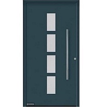 Двери входные алюминиевые  ThermoPlan Hybrid Hormann – Мотив 501 в Красном Сулине