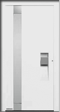 Двери входные алюминиевые ThermoCarbon Hormann - Мотив 306 в Красном Сулине
